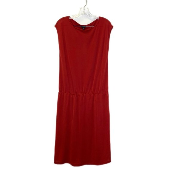 TALBOTS Red Blouson Dress - Picture 2 of 8